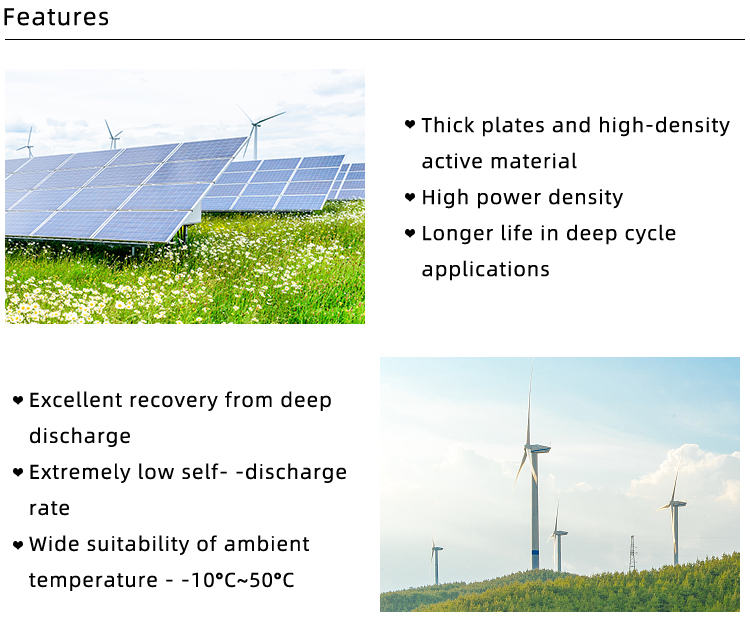 12V 180ah 220ah 250ah Lead acid battery Deep Cycle Battery 200AH Off-grid power system solar gel cells